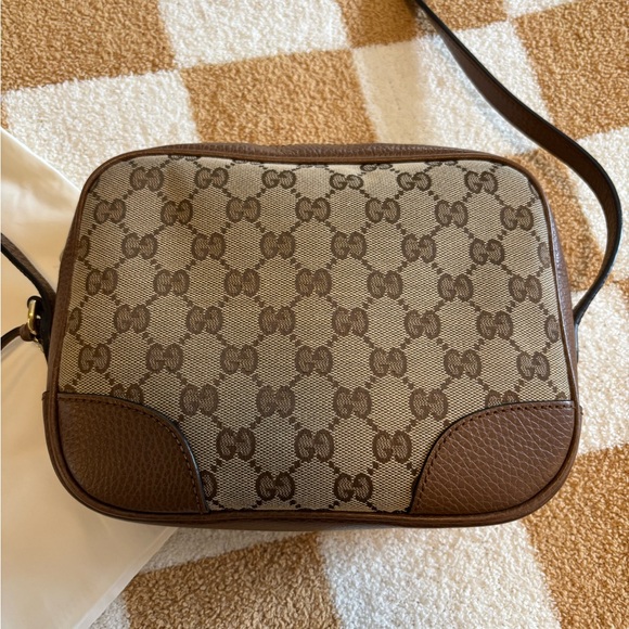 Gucci Brown Logo Crossbody Bag - Picture 3 of 8